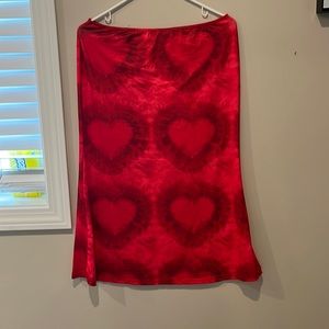 Valentine’s Day midi skirt
